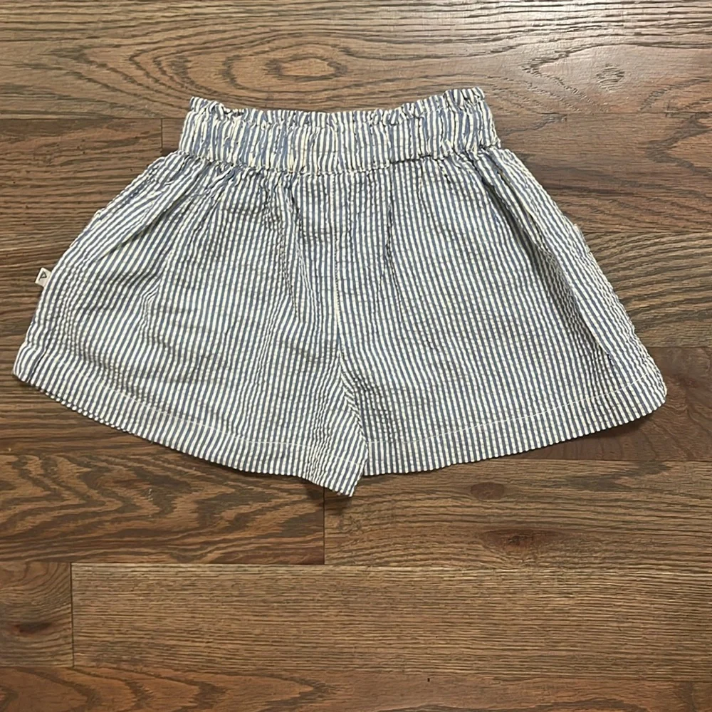 Arsene & Les Pipelettes Seersucker Shorts 4T NWT